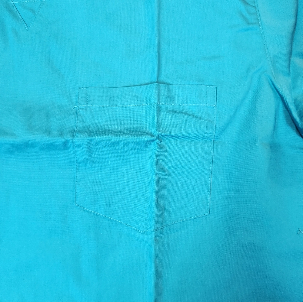 Allheart Unisex Scrub Set Turquoise Size Medium B-2000 B-2100 - Picture 7 of 12
